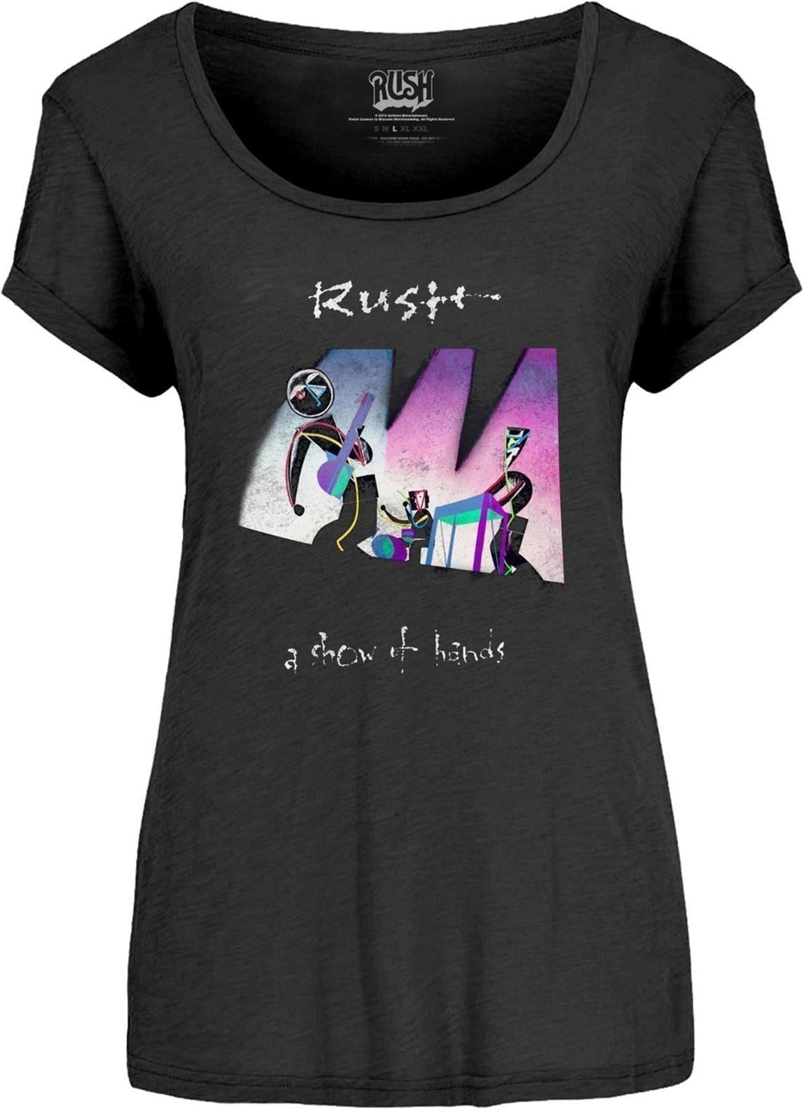 Rush: Show Of Hands (Scoop Neck) (T-Shirt Donna Tg. M)