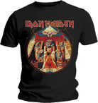 Iron Maiden: Rock Off - Powerslave Lightning Circle (T-Shirt Unisex Tg. L)