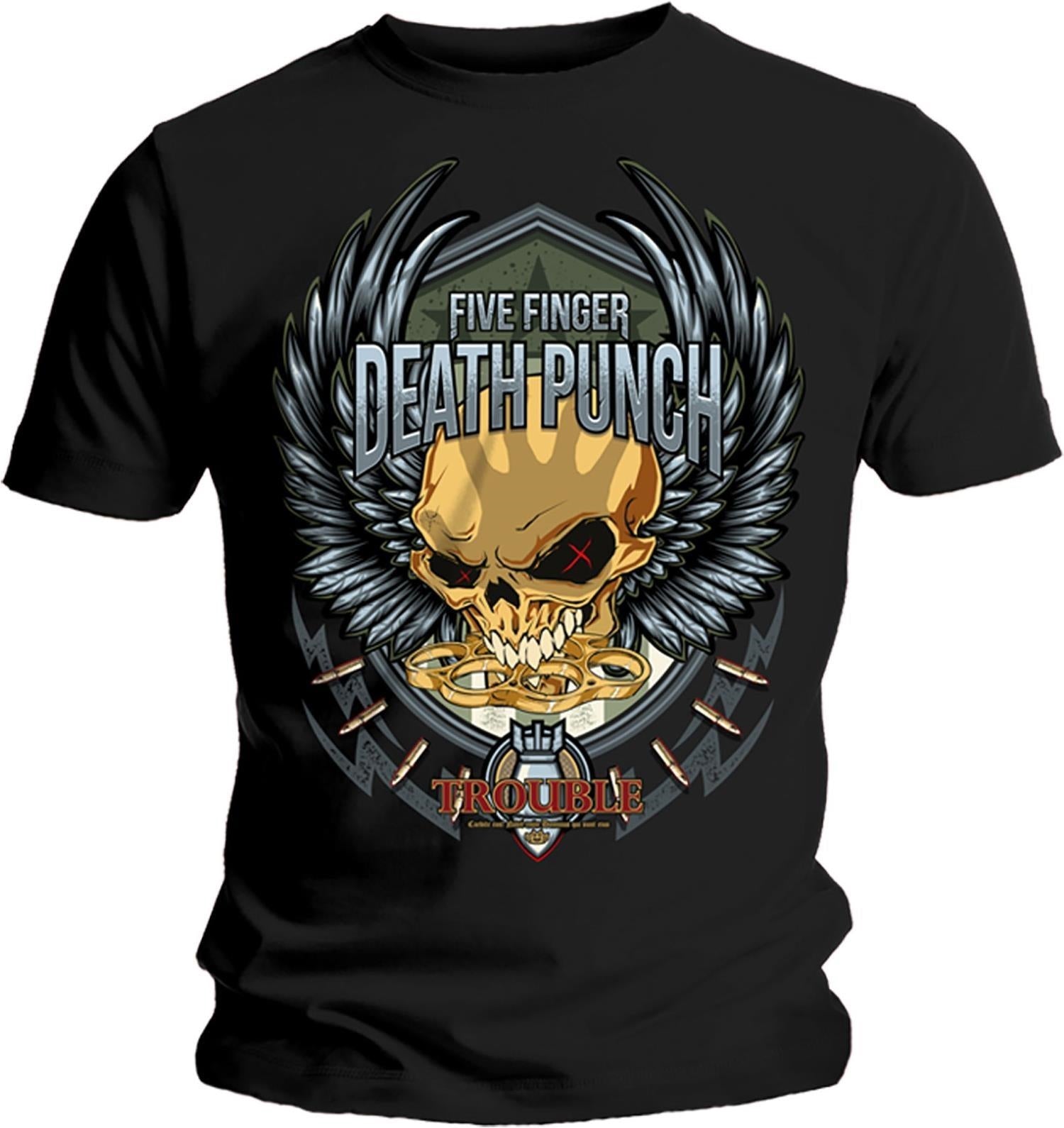 Five Finger Death Punch: Trouble (T-Shirt Unisex Tg. XL)