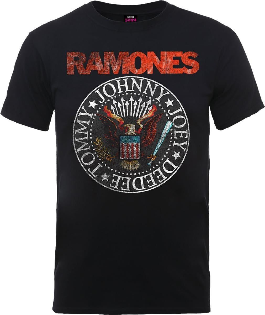 Ramones: Rock Off - Vintage Eagle Seal (T-Shirt Unisex Tg. M)
