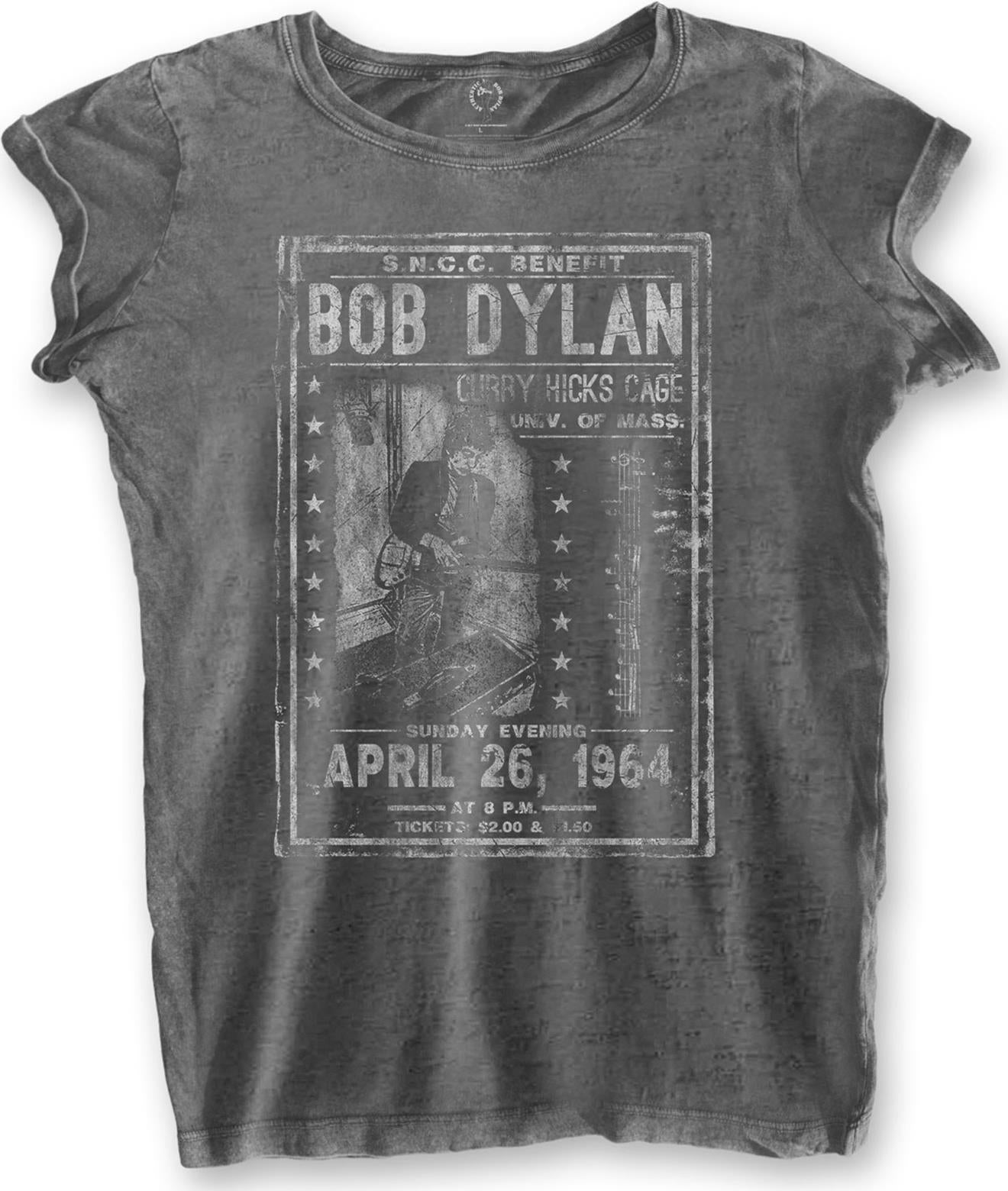 Bob Dylan: Rock Off - Curry Hicks Cage Burn Out (T-Shirt Donna Tg. XL)
