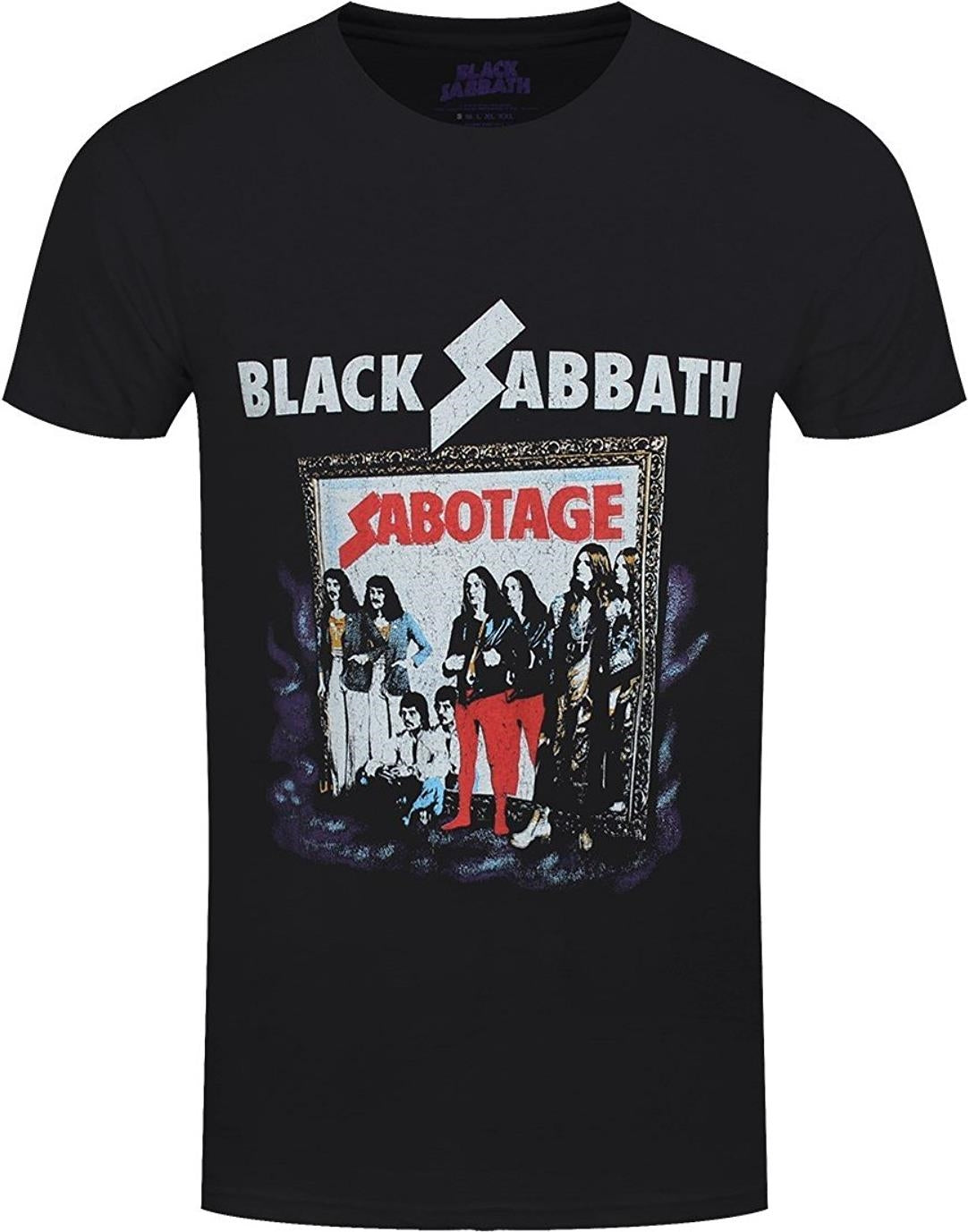 Black Sabbath: Rock Off - Sabotage Vintage (T-Shirt Unisex Tg. L)