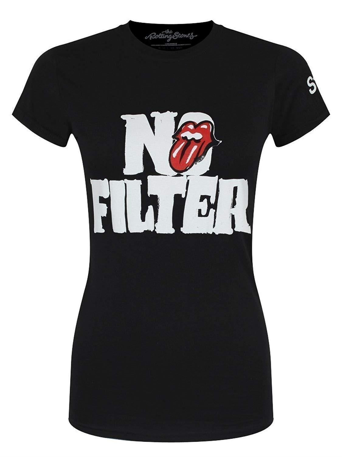 Rolling Stones (The): No Filter Header Logo (T-Shirt Donna Tg. XL)