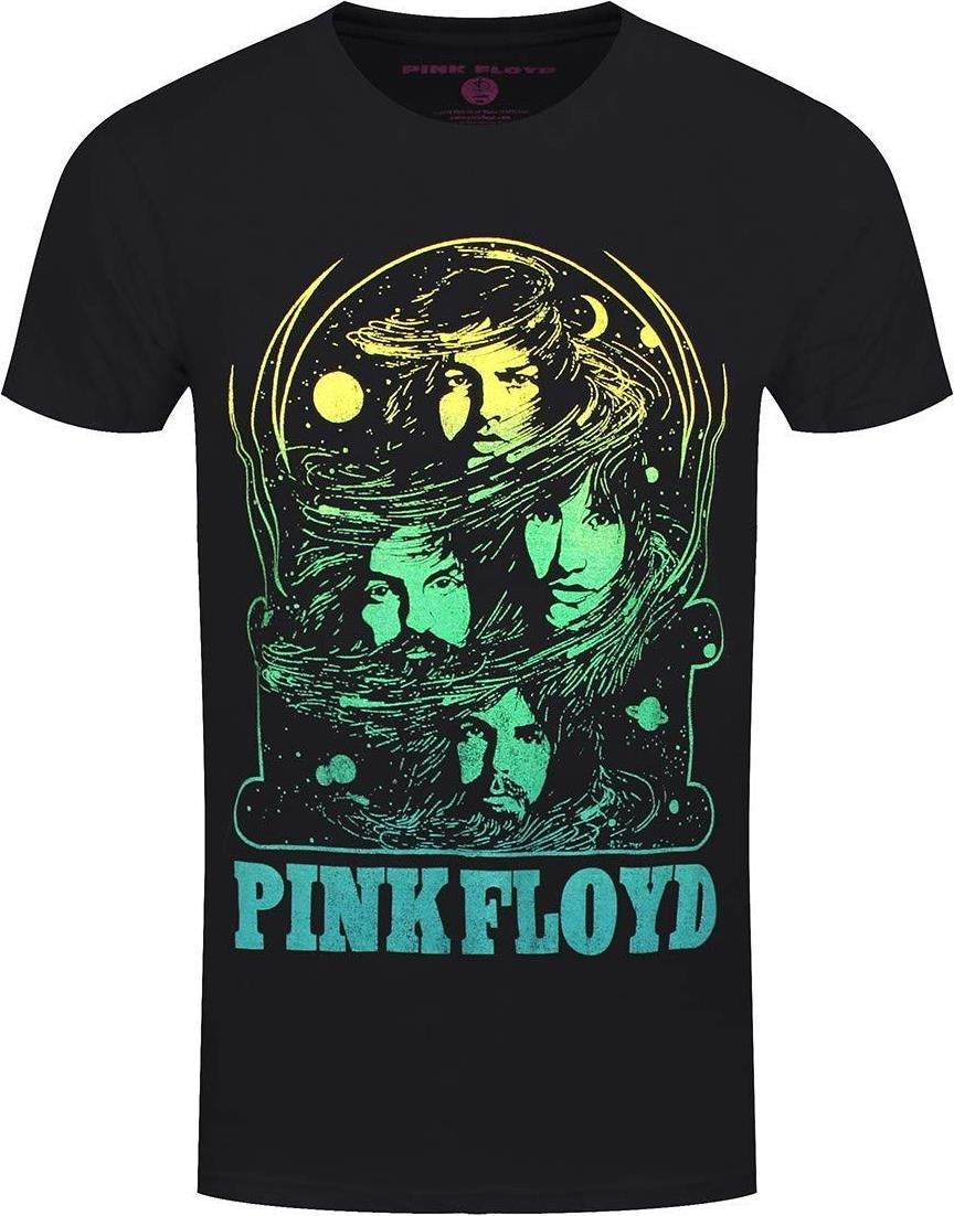 Pink Floyd: Rock Off - Green Swirl (T-Shirt Unisex Tg. L)
