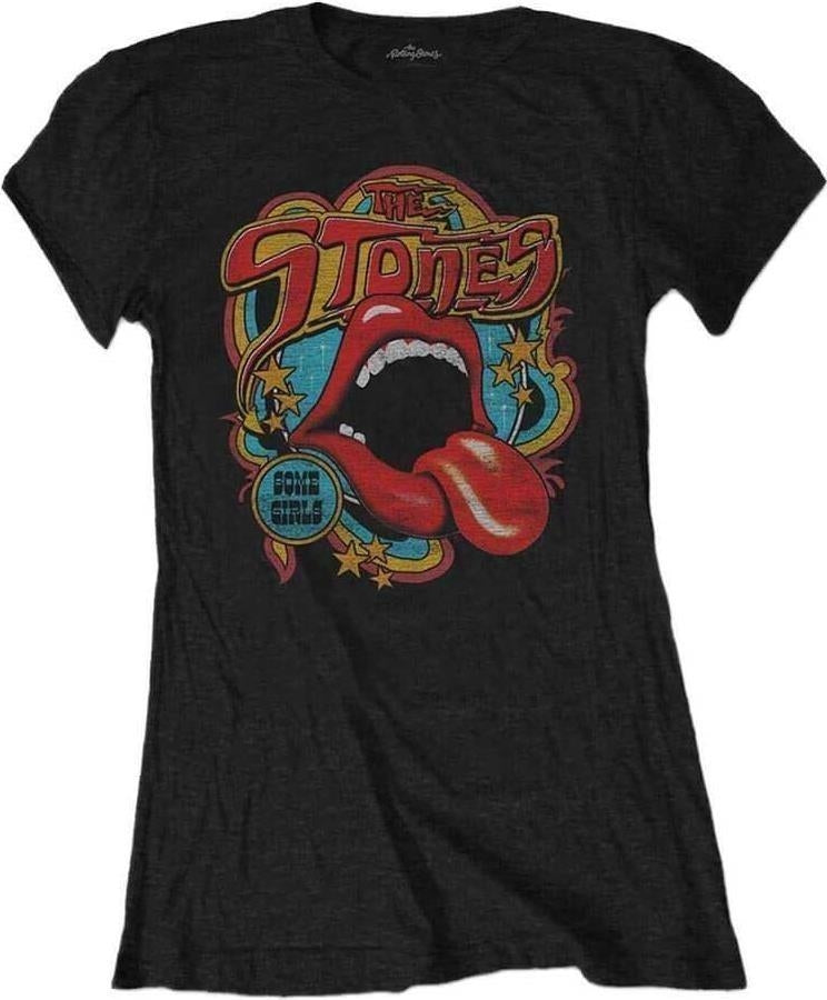 Rolling Stones (The): Retro 70S Vibe (T-Shirt Donna Tg. M)