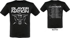 Slayer: Slayer Nation 2014 Dates (Ex-Tour With Back Print) (T-Shirt Unisex Tg. M)