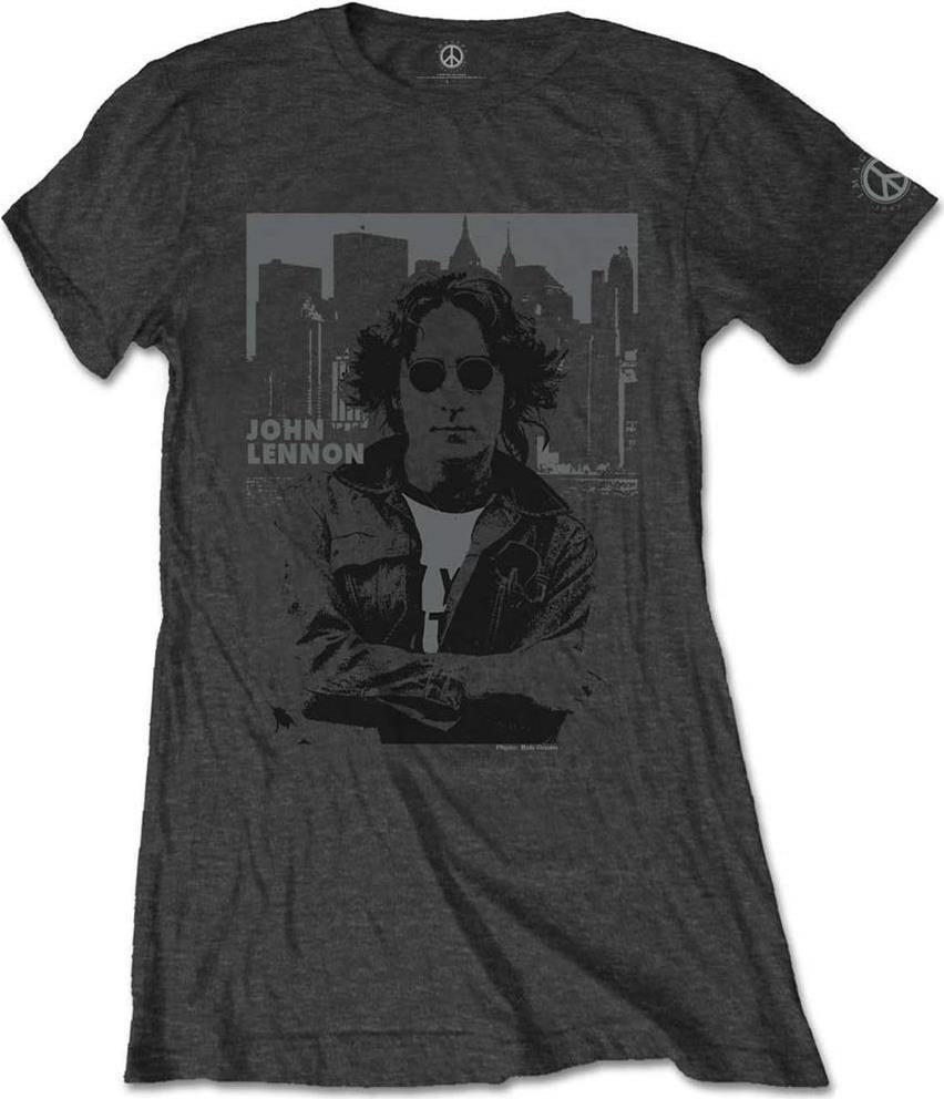 John Lennon: Denim Skyline (T-Shirt Donna Tg. S)