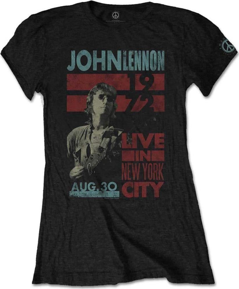 John Lennon: Live In Nyc (T-Shirt Donna Tg. L)