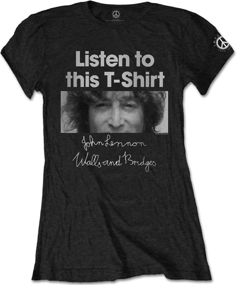 John Lennon: Listen Lady (T-Shirt Donna Tg. M)