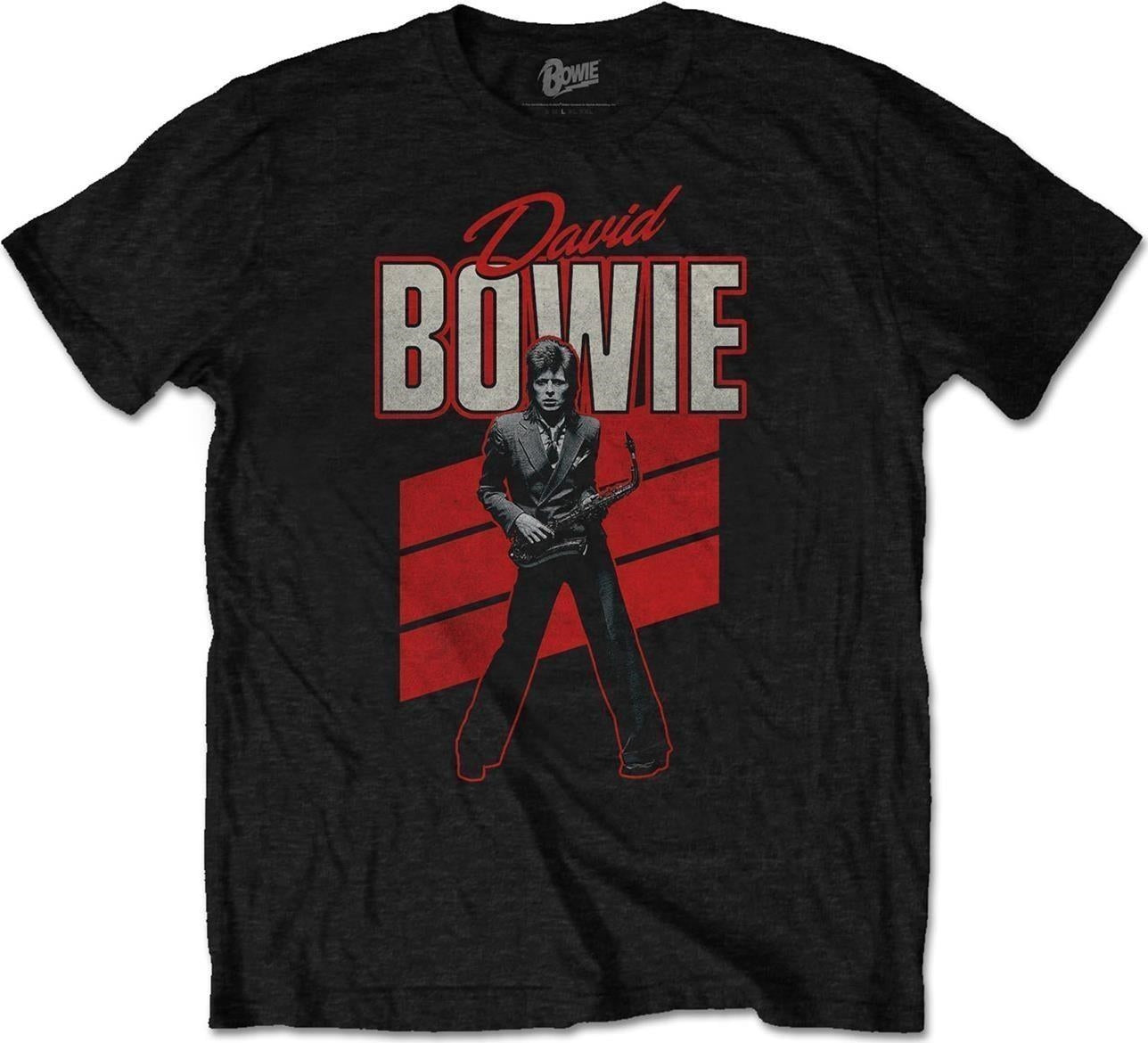 David Bowie: Red Sax (T-Shirt Unisex Tg. M)