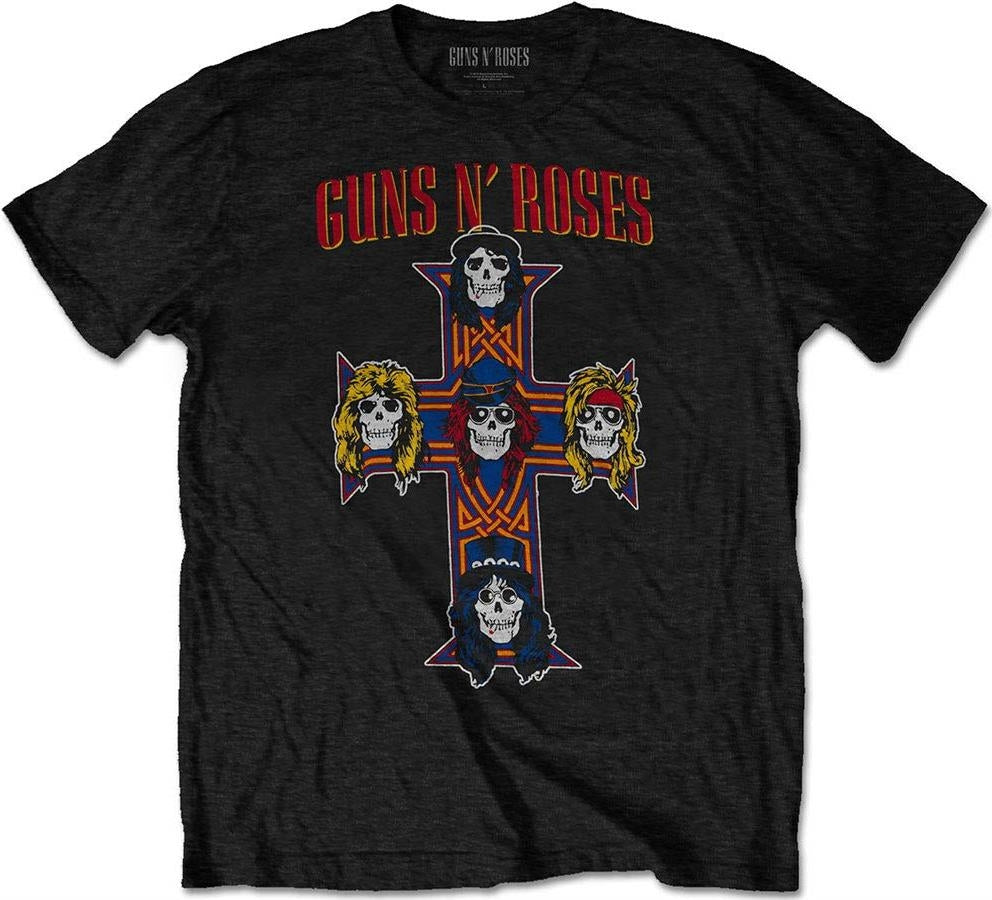 Guns N' Roses: Rock Off - Vintage Cross (T-Shirt Uomo Tg. L)