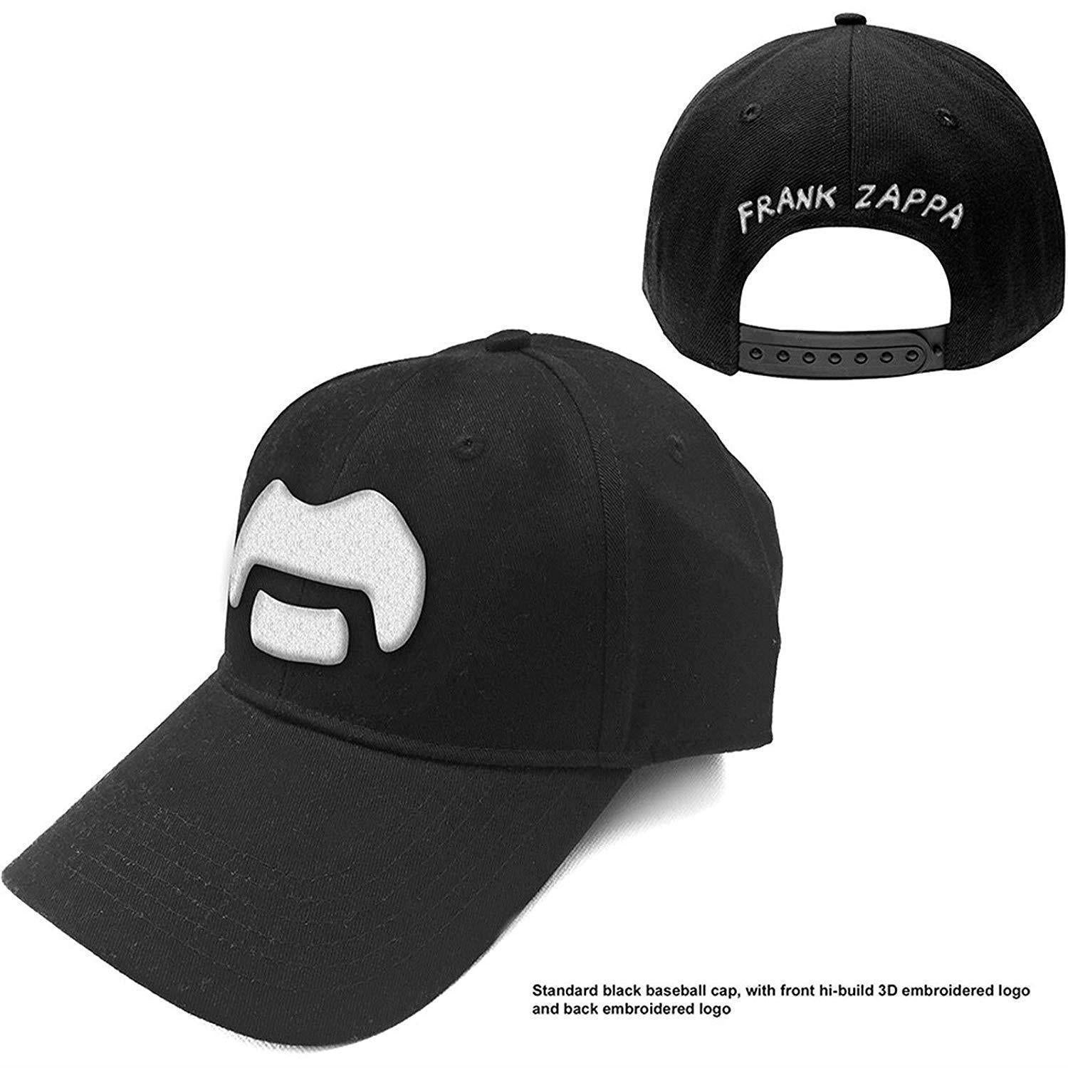 Frank Zappa: White Moustache Baseball (Cappellino)
