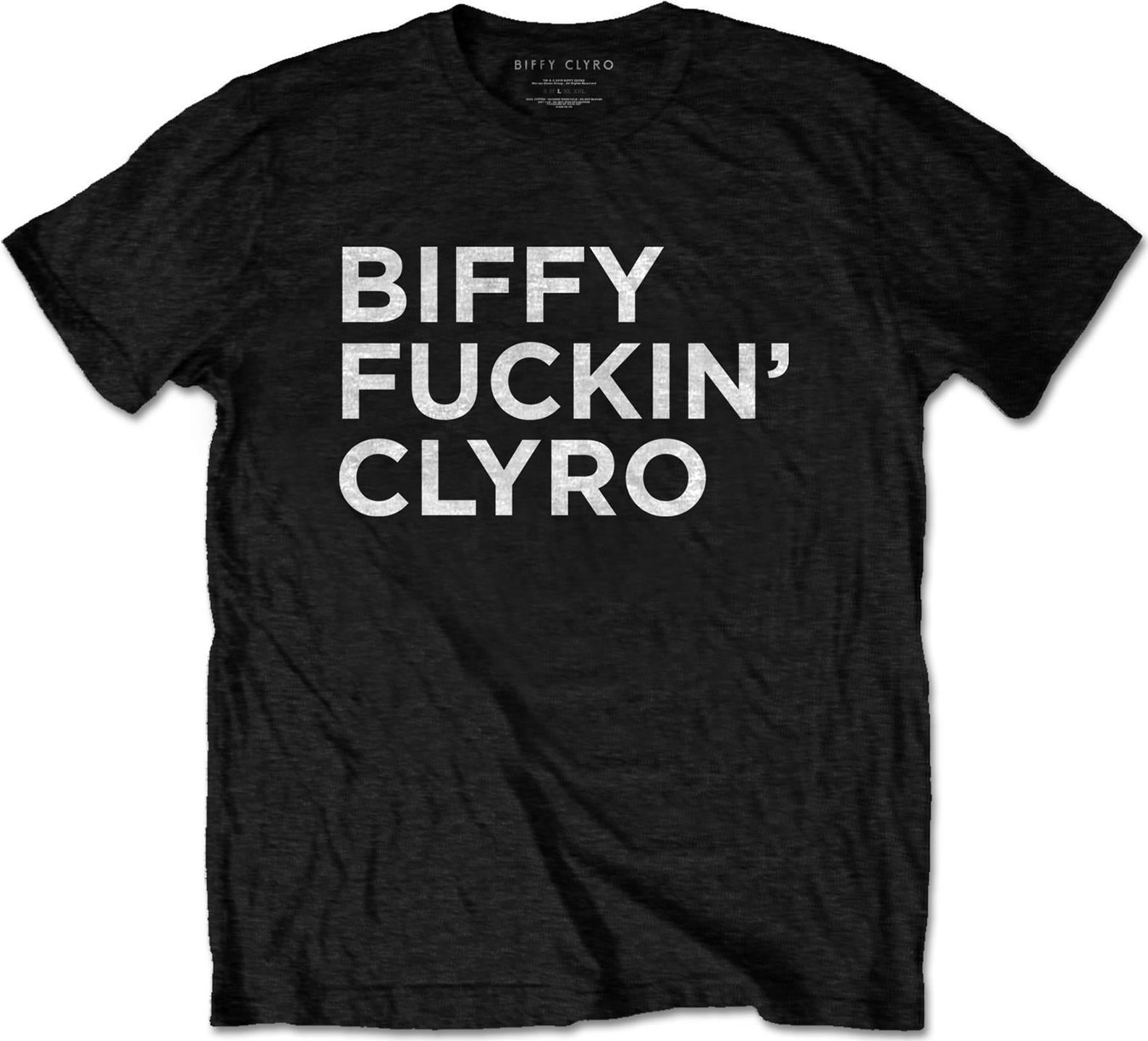 Biffy Clyro: Rock Off - Biffy Fucking Clyro (T-Shirt Unisex Tg. S)