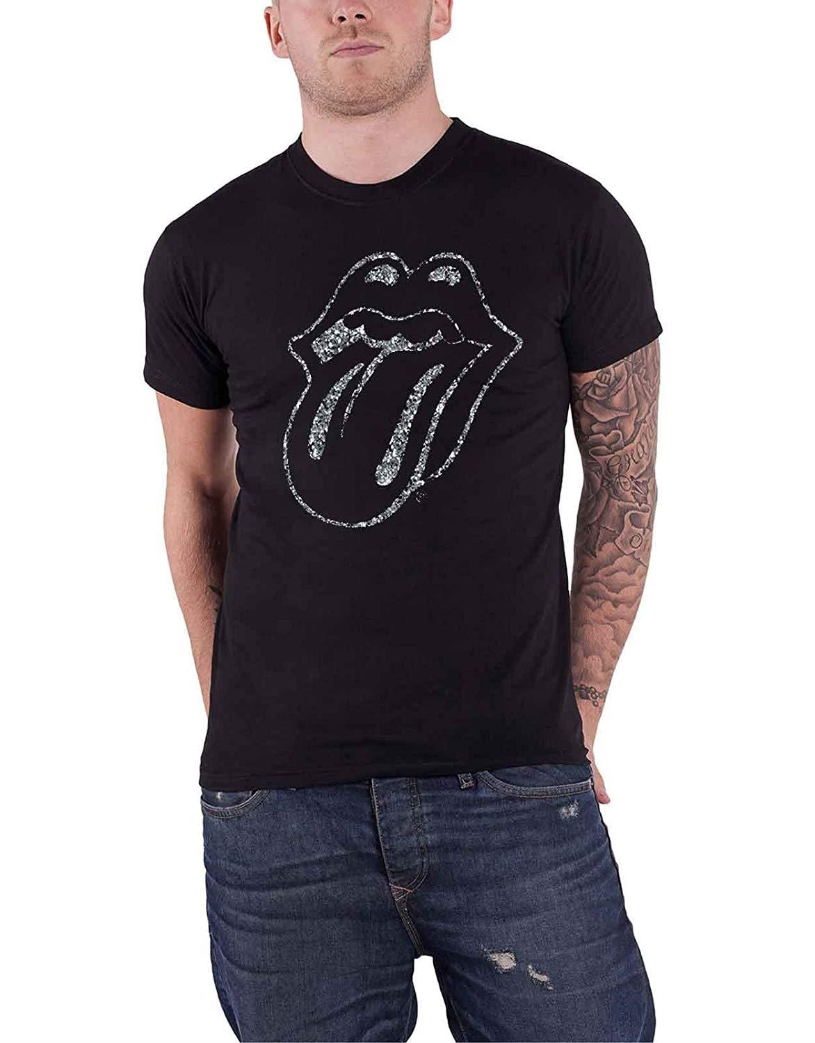 Rolling Stones (The): Tongue (Diamante) (T-Shirt Unisex Tg. M)