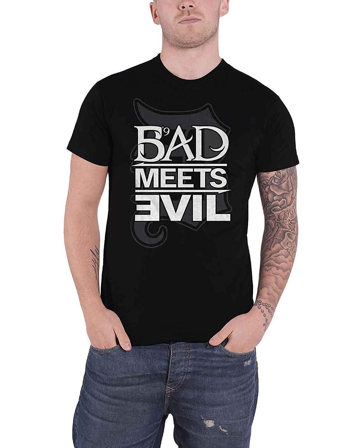 Bad Meets Evil: Logo (T-Shirt Unisex Tg. XL)