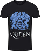 Queen: Rock Off - Blue Crest (T-Shirt Unisex Tg. L)
