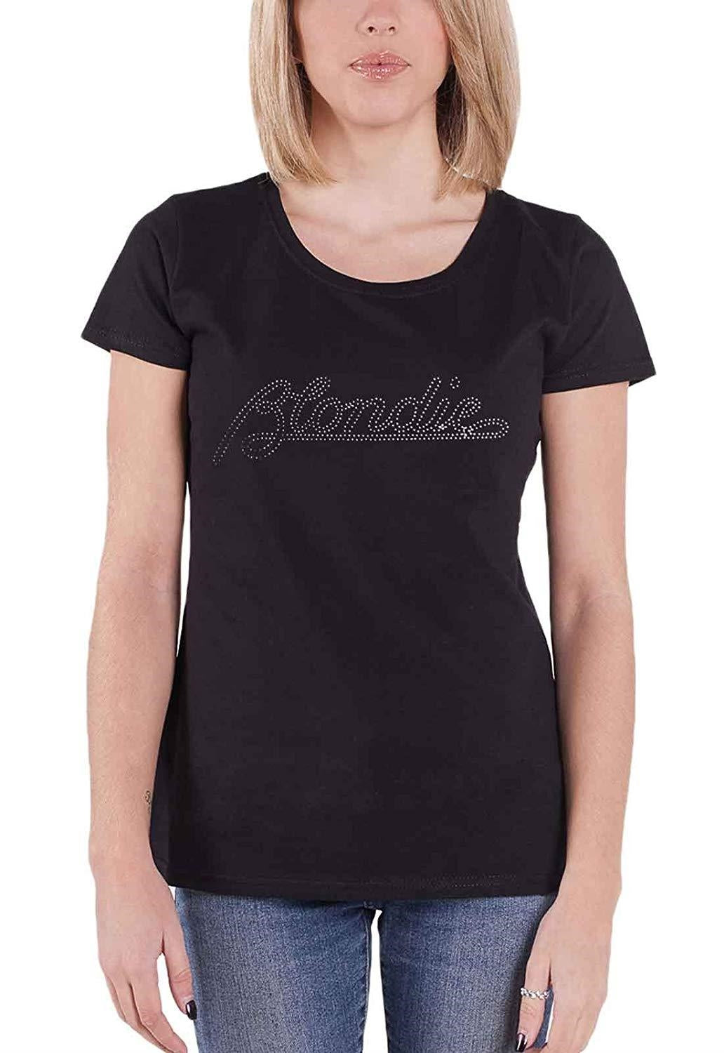 Blondie: Rock Off - Logo Diamante (T-Shirt Donna Tg. S)