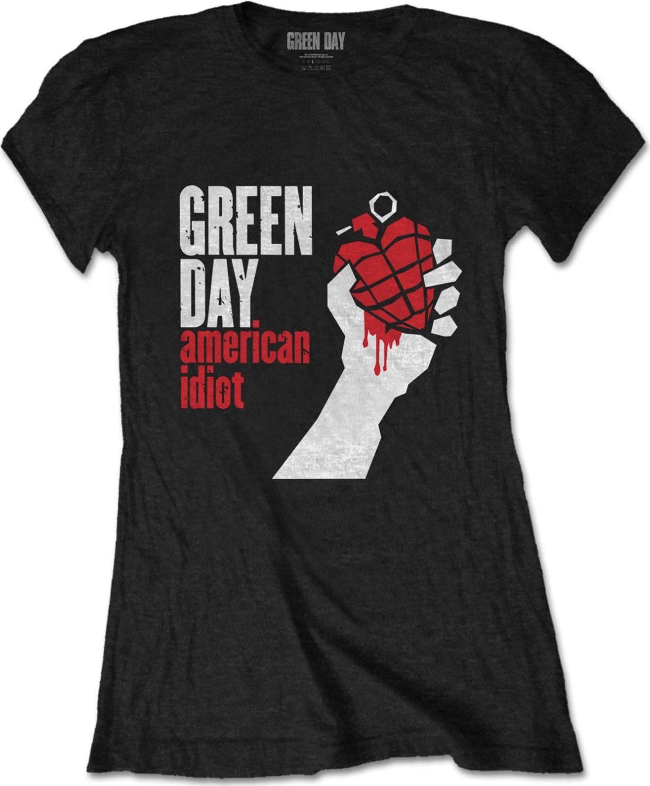 Green Day: Rock Off - American Idiot (T-Shirt Donna Tg. L)
