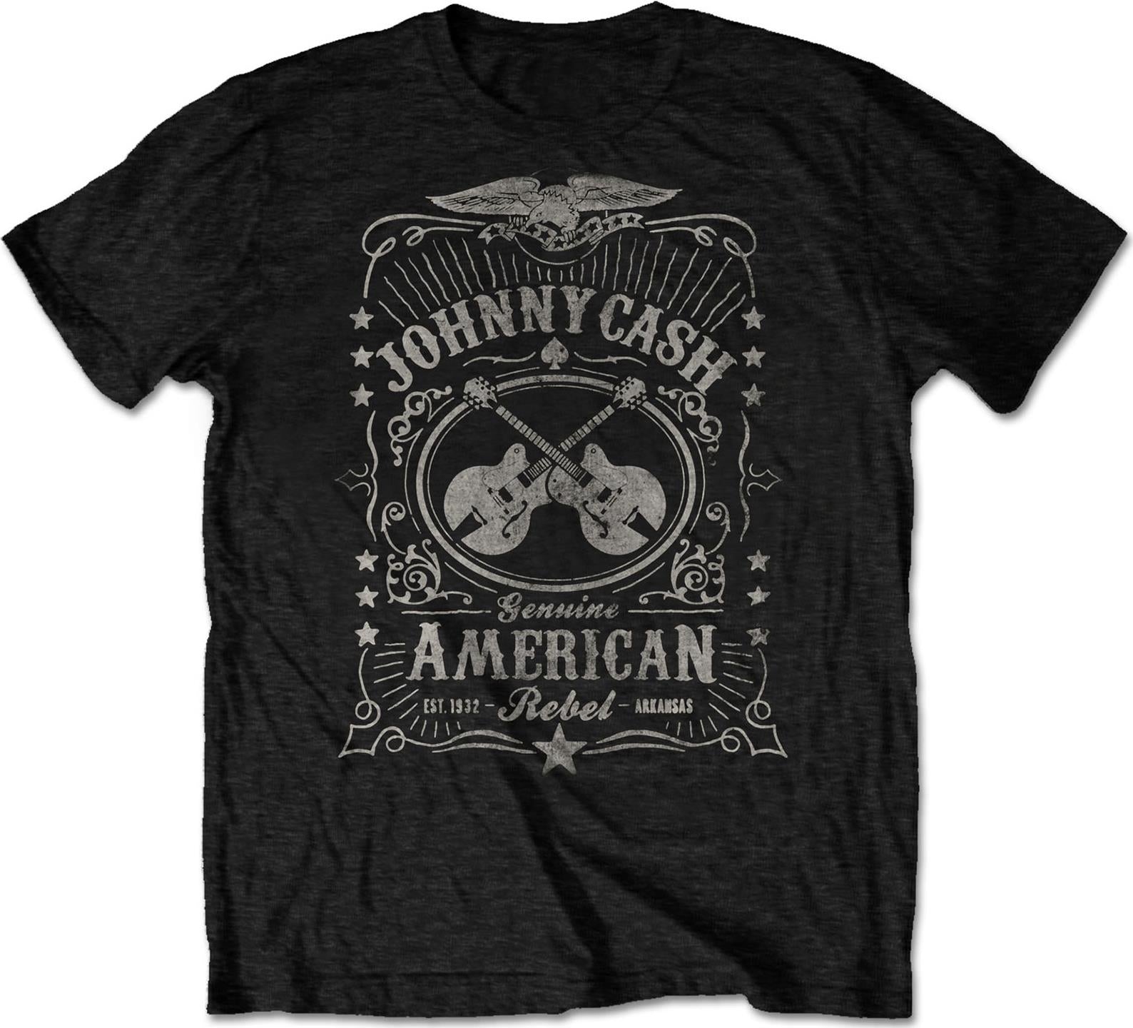 Johnny Cash: Rock Off - American Rebel (T-Shirt Unisex Tg. S)