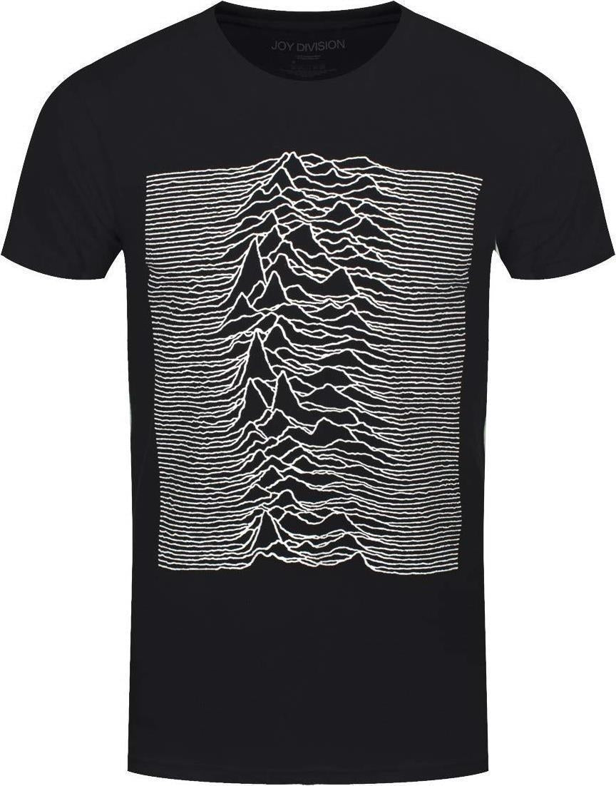 Joy Division: Unknown Pleasures (Back Print) (T-Shirt Unisex Tg. S)