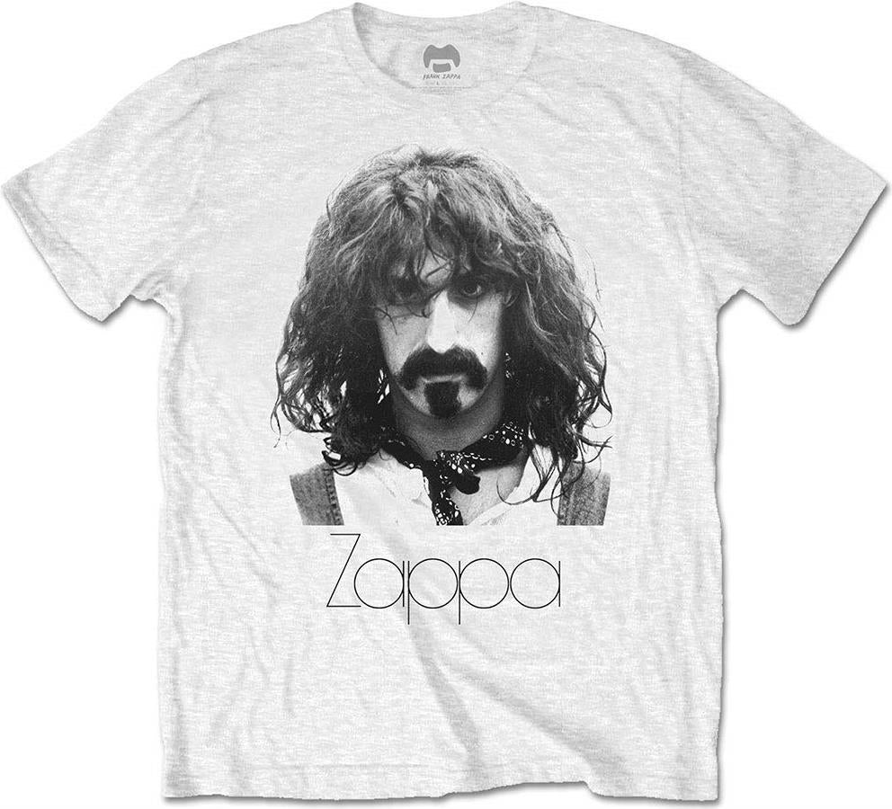 Frank Zappa: Thin Logo Portrait (T-Shirt Unisex Tg. 2XL)