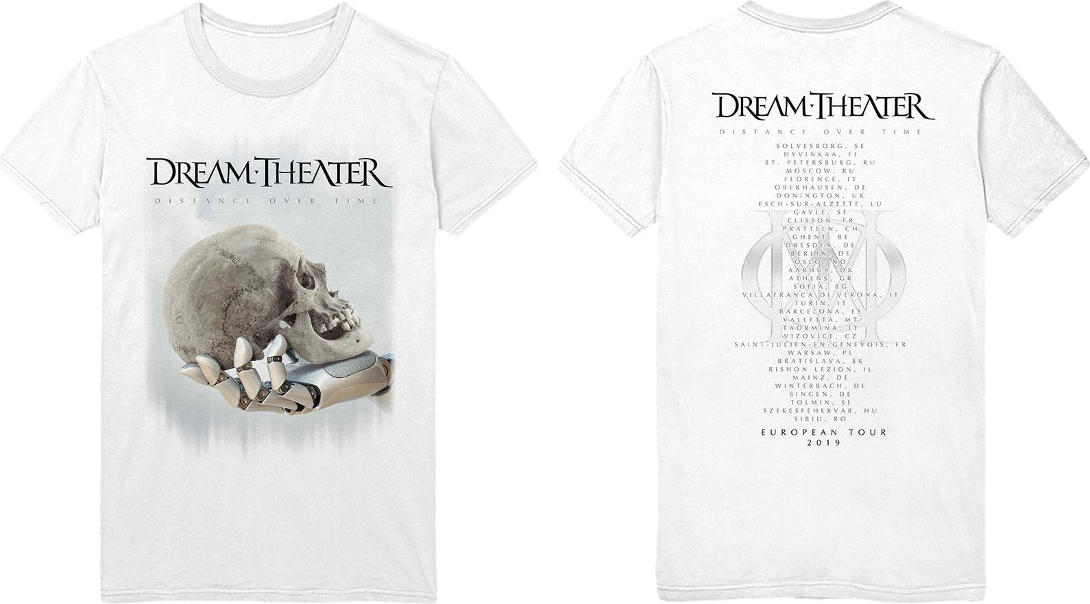 Dream Theatre: Skull Fade Out (Back Print) (T-Shirt Unisex Tg. S)