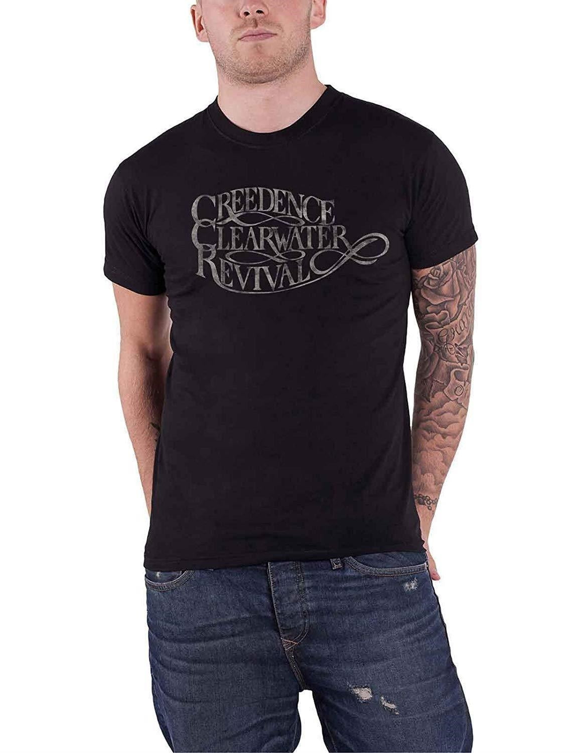 Creedence Clearwater Revival: Vintage Logo (T-Shirt Unisex Tg. M)