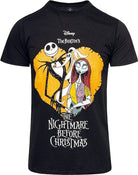 Disney: Rock Off - The Nightmare Before Christmas Heart (T-Shirt Unisex Tg. M)