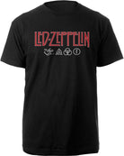 Led Zeppelin: Rock Off - Logo & Symbols (T-Shirt Unisex Tg. S)