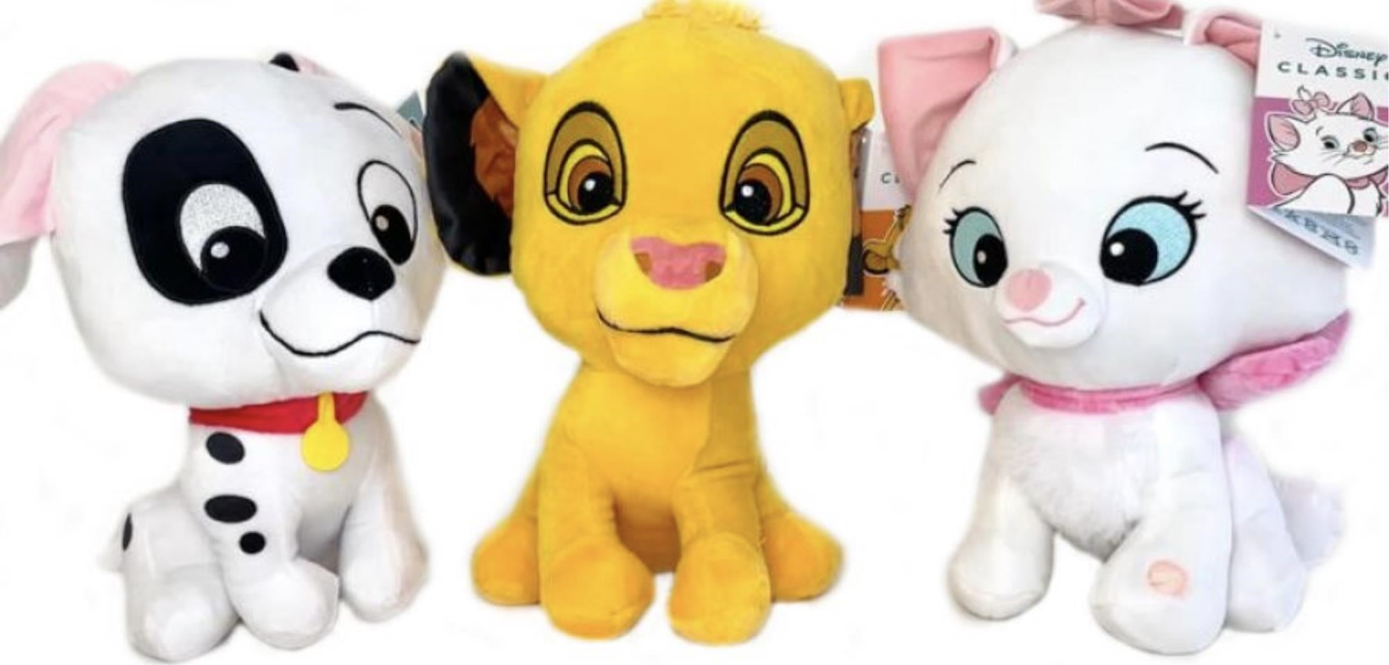 Disney: Sambro - Animal Friends - Dalmata / Simba / Minou Con Testone Peluche 30Cm Con Suono (Assortimento)