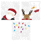 Window Stickers - Santa And Friends N