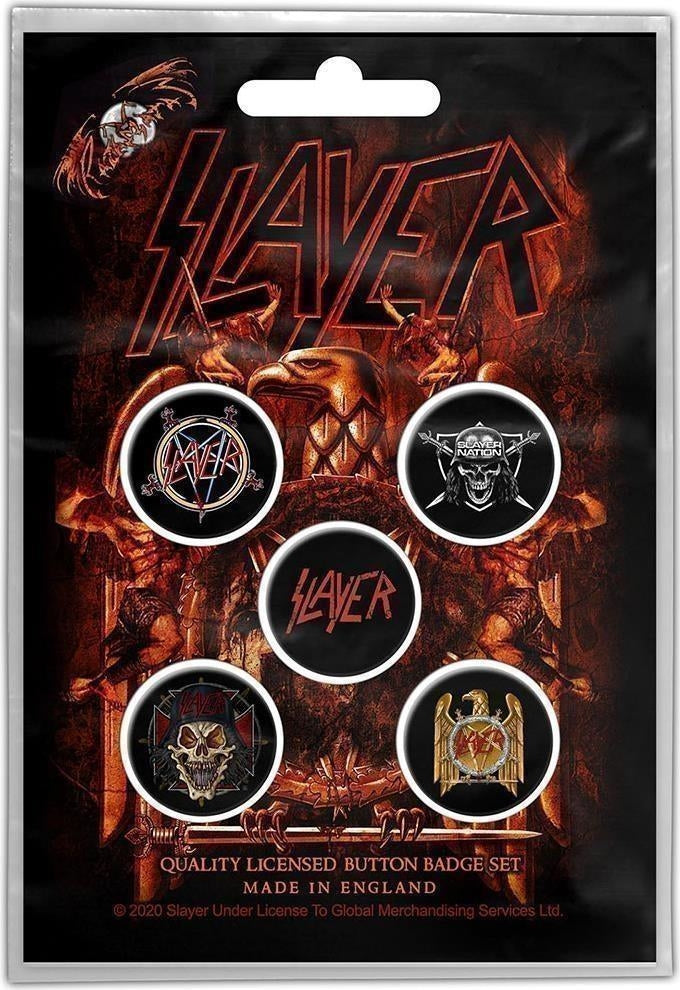 Slayer: Eagle Button Badge Pack