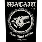 Watain: Black Metal Militia Back Patch (Toppa)