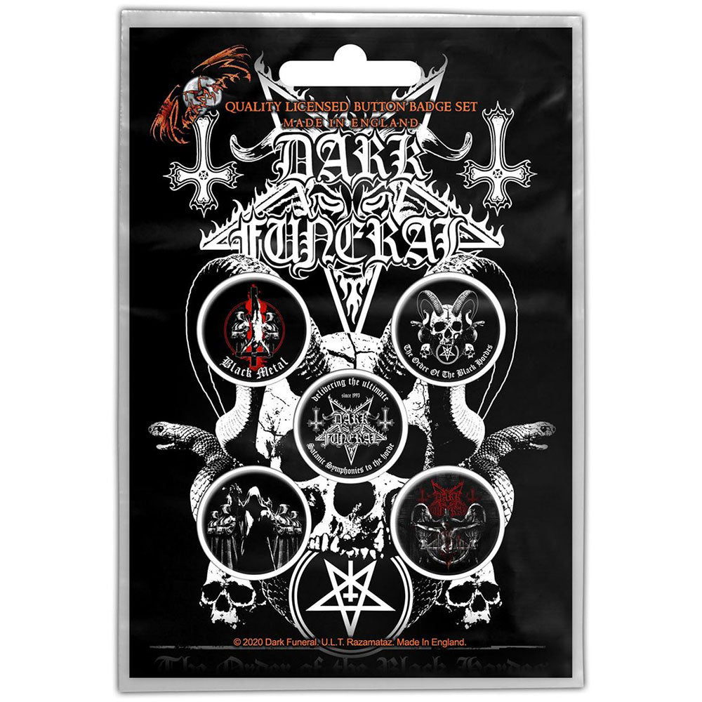 Dark Funeral: The Black Hordes Button Badge Pack