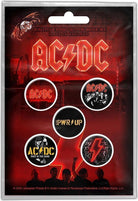 Ac/Dc: Pwr-Up Button Badge Pack