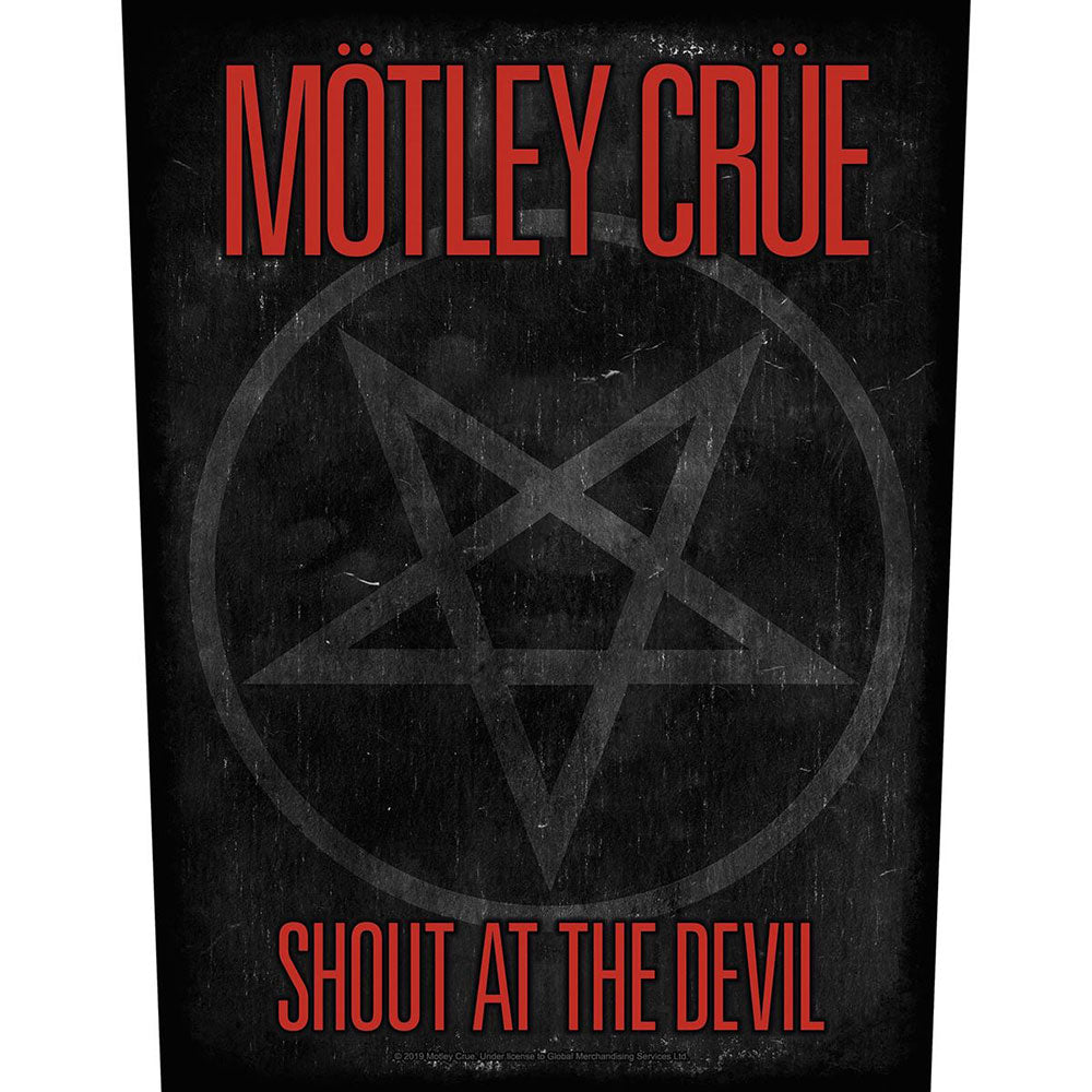 Motley Crue: Shout At The Devil Back Patch (Toppa)