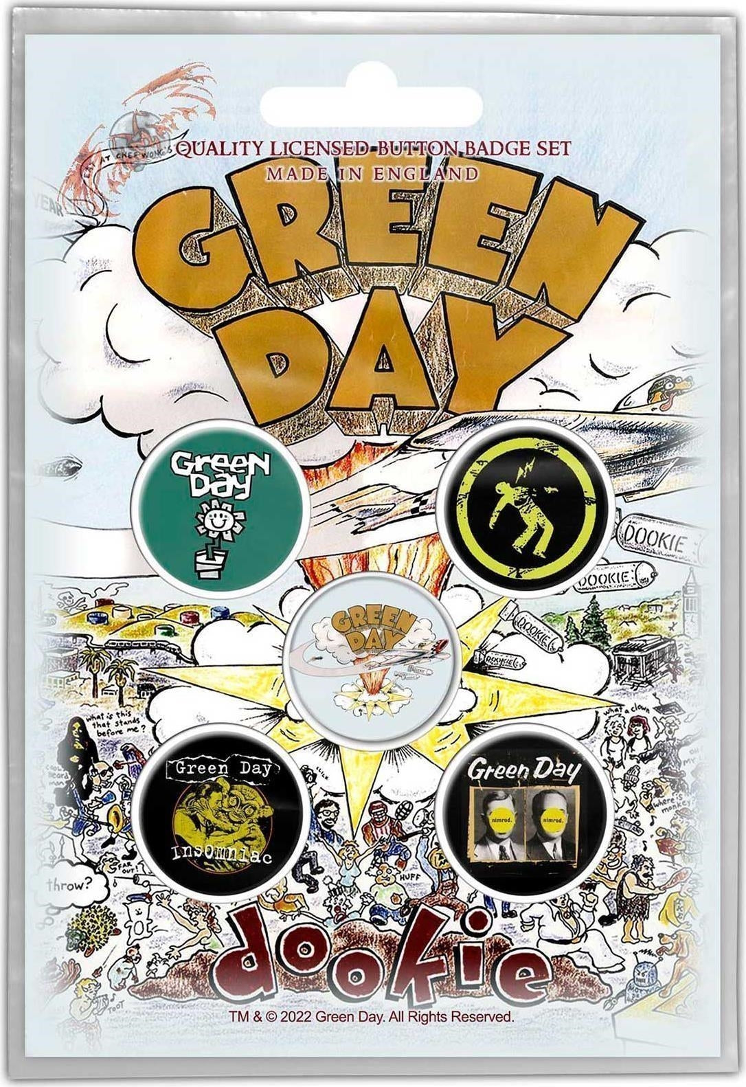 Green Day: Dookie (Button Badge Pack)
