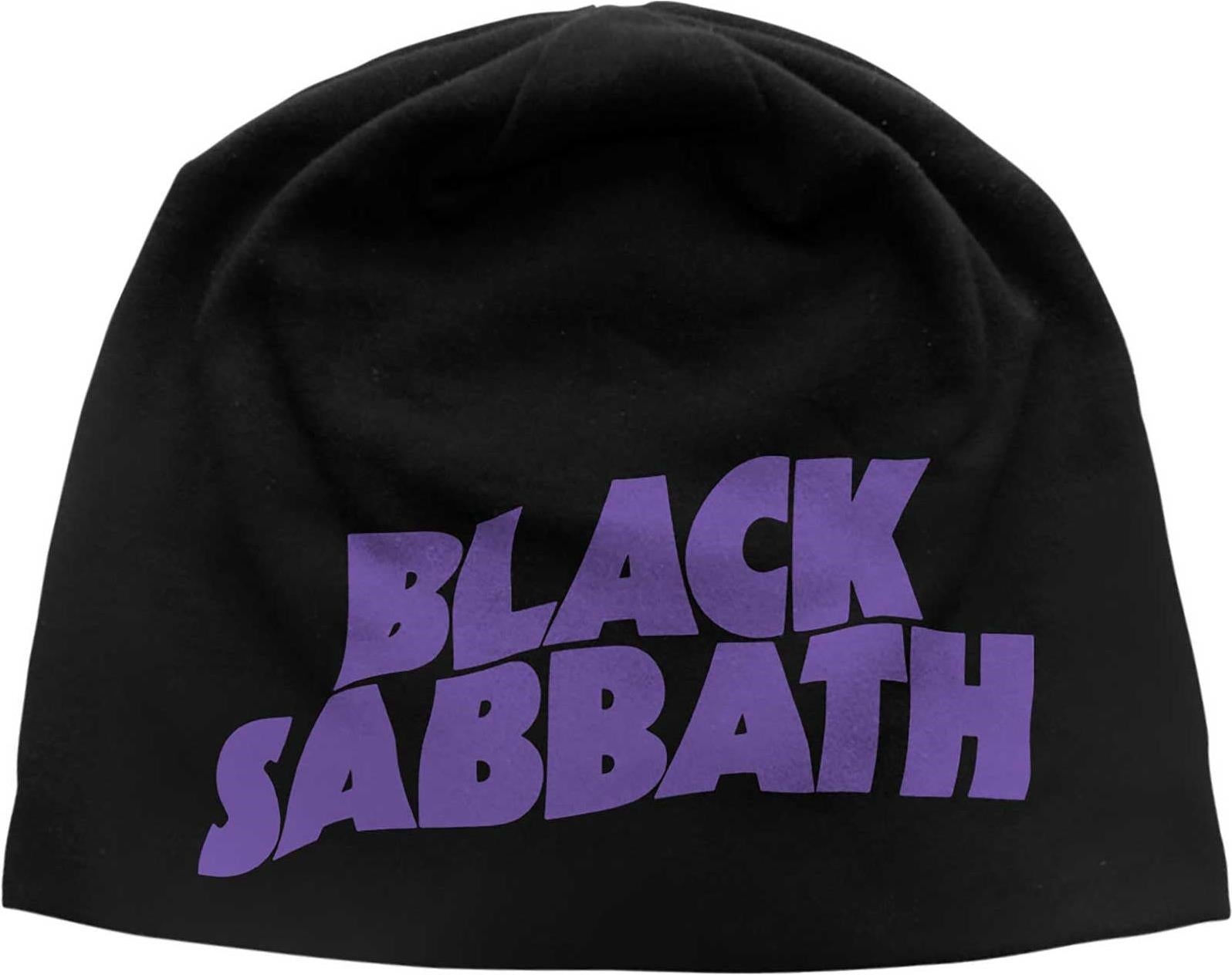 Black Sabbath: Rock Off - Purple - Logo Jd Print (Beanie Hat/ Berretto)