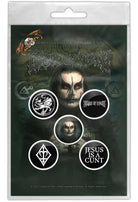 Cradle Of Filth - Cradle Of Filth Button Badge Pack: Hammer Of The Witches/Dani