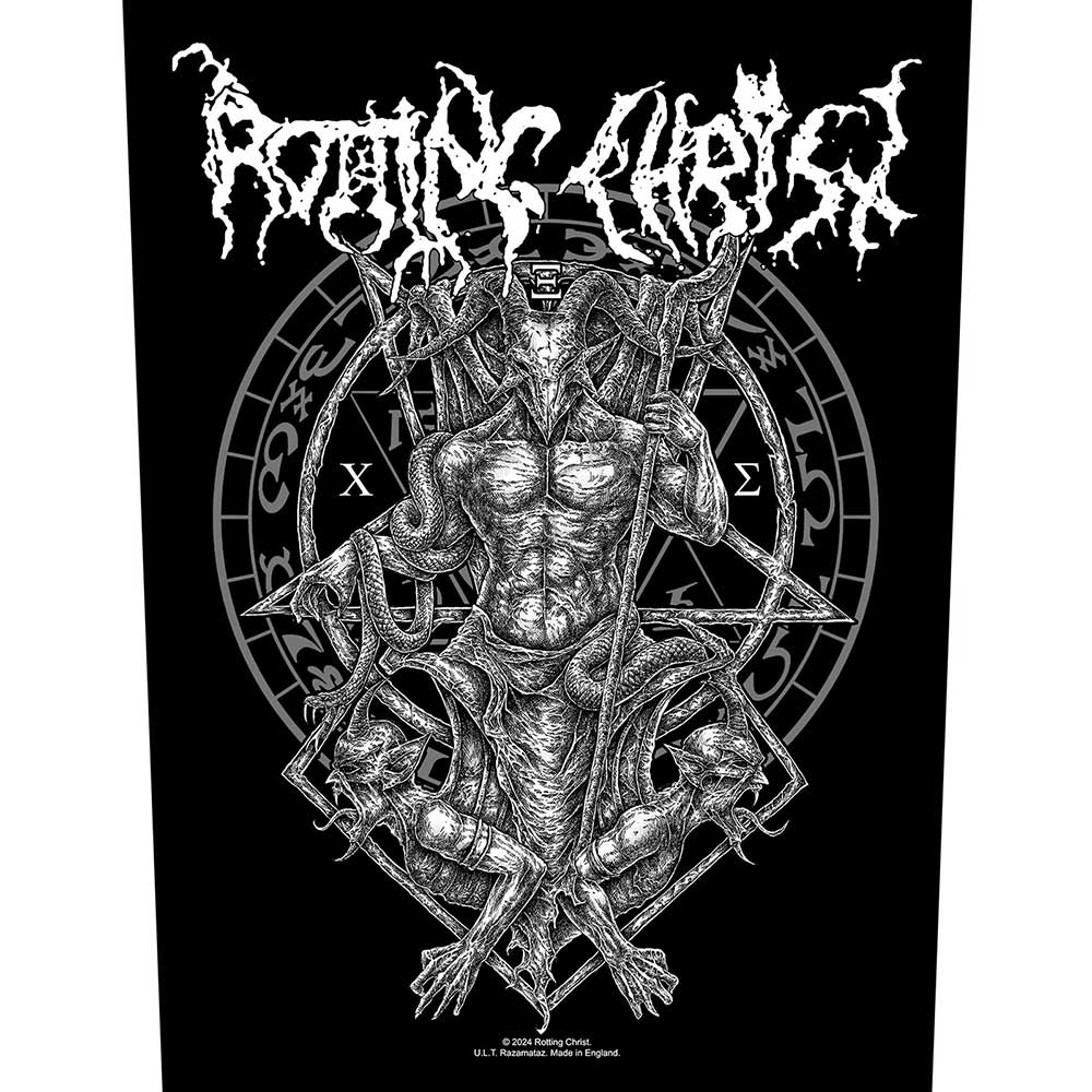 Orphan Sku - Rotting Christ Back Patch: Hellenic Black Metal