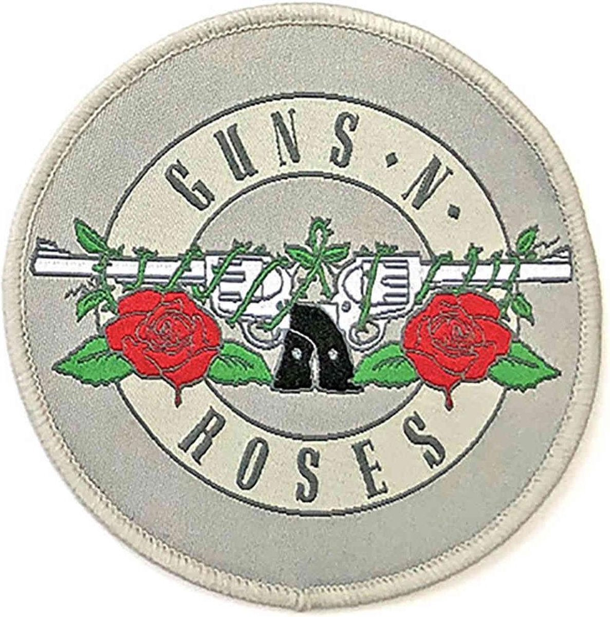 Guns N Roses: Silver Circle Logo (Toppa)