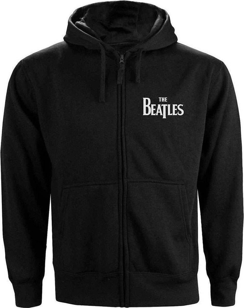 Beatles (The): Drop T Logo (Back Print) (Felpa Con Cappuccio Donna Tg. S)