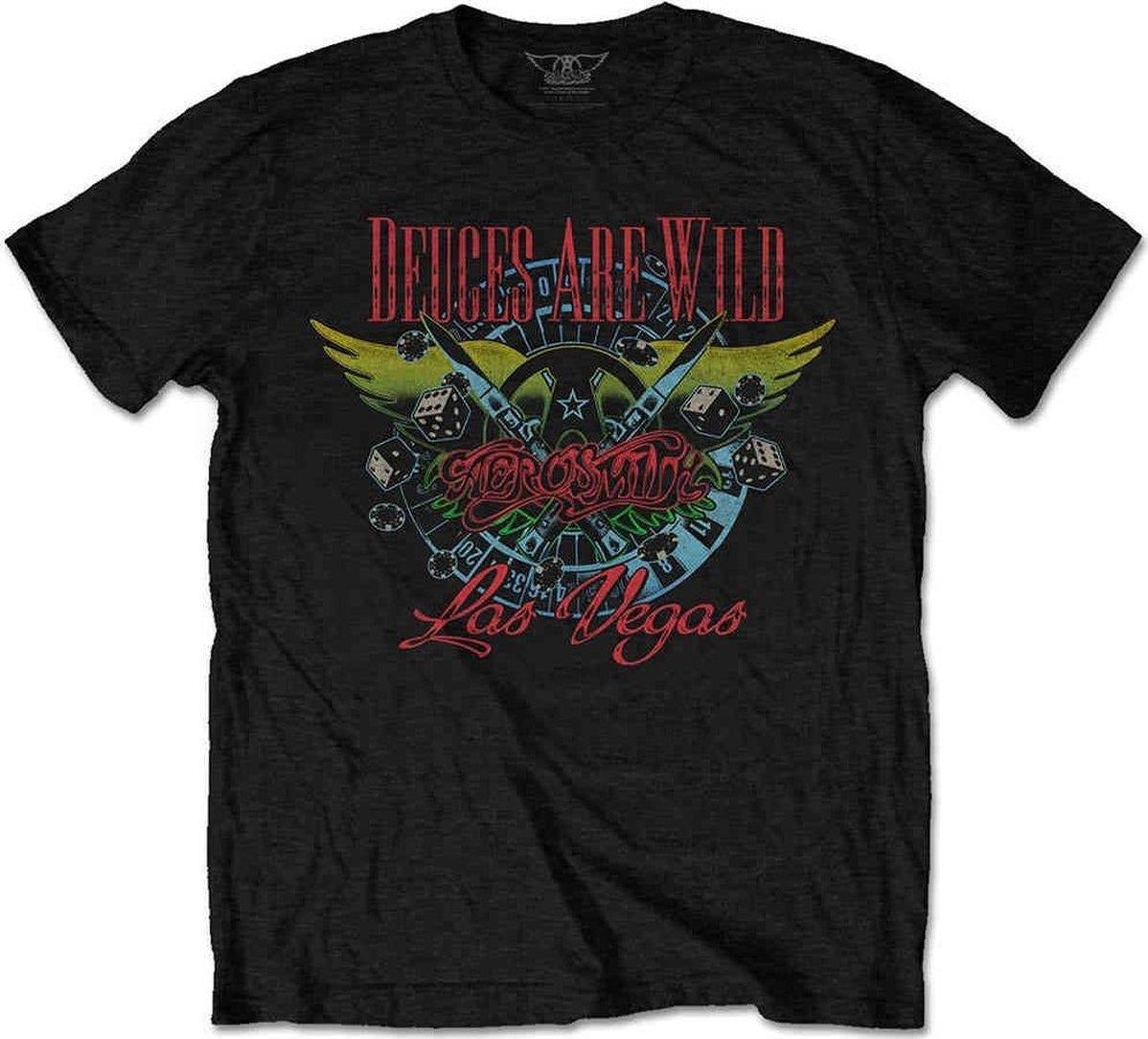 Aerosmith: Deuces Are Wild, Vegas (T-Shirt Unisex Tg. M)