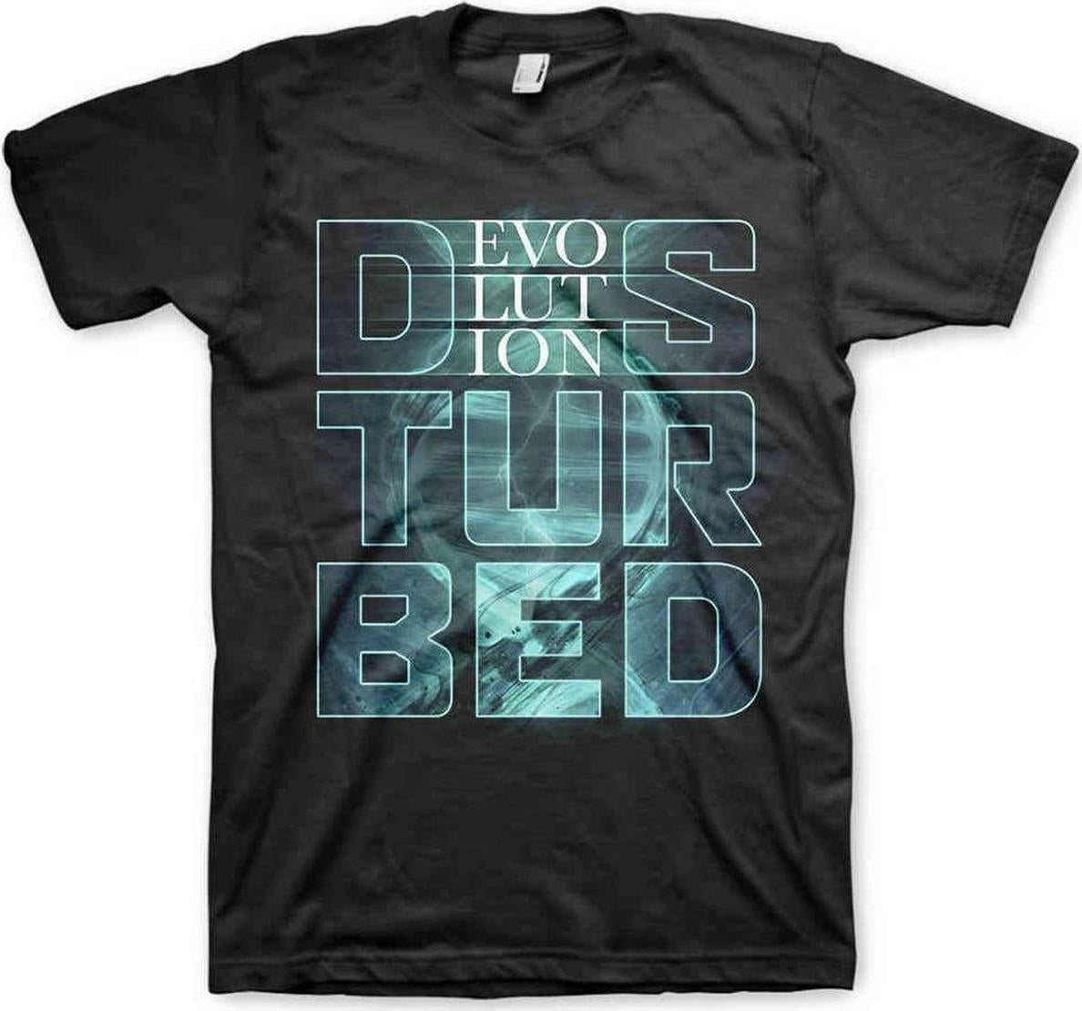 Disturbed: Rock Off - Evolution (T-Shirt Unisex Tg. S)