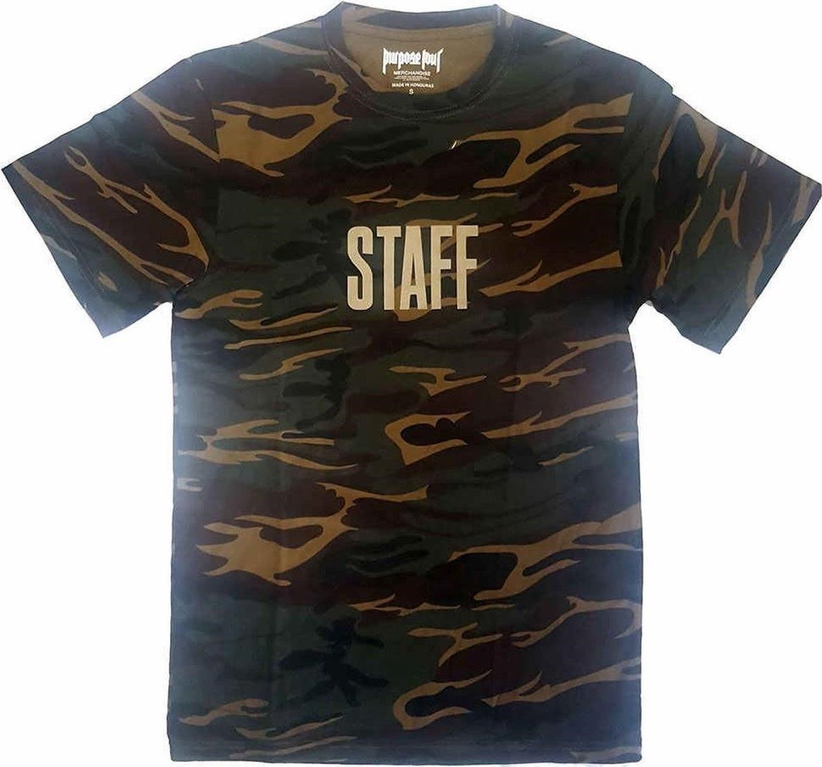 Justin Bieber: Purpose Tour Staff (Ex-Tour/Back Print) (T-Shirt Unisex Tg. S)