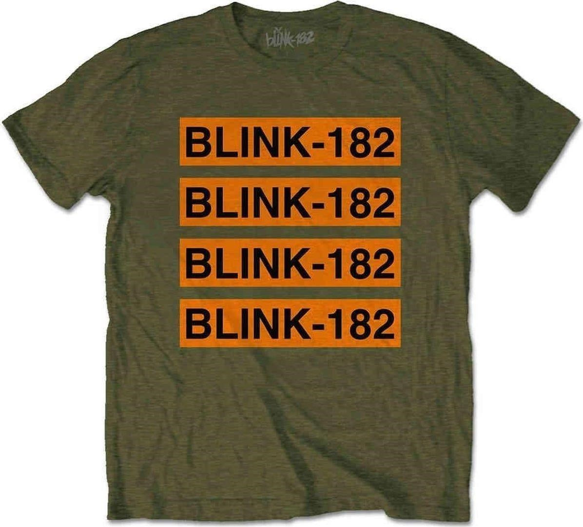 Blink-182: Rock Off - Log Repeat (T-Shirt Unisex Tg. XL)
