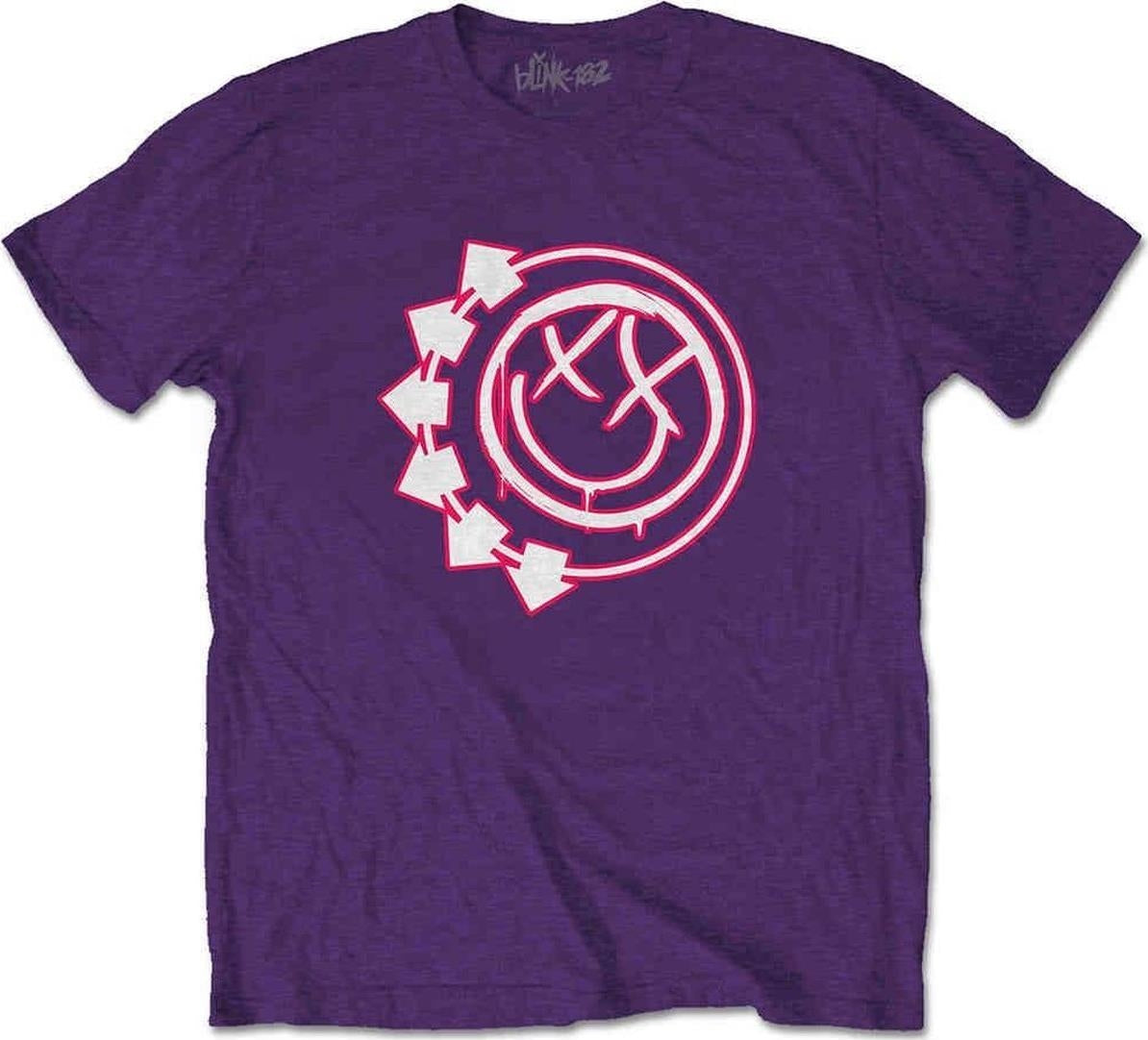 Blink-182: Rock Off - Six Arrow Smiley (T-Shirt Unisex Tg. L)