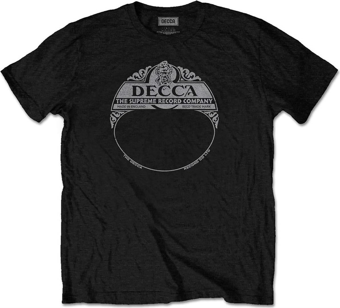 Decca Records: Supreme Label (T-Shirt Unisex Tg. L)