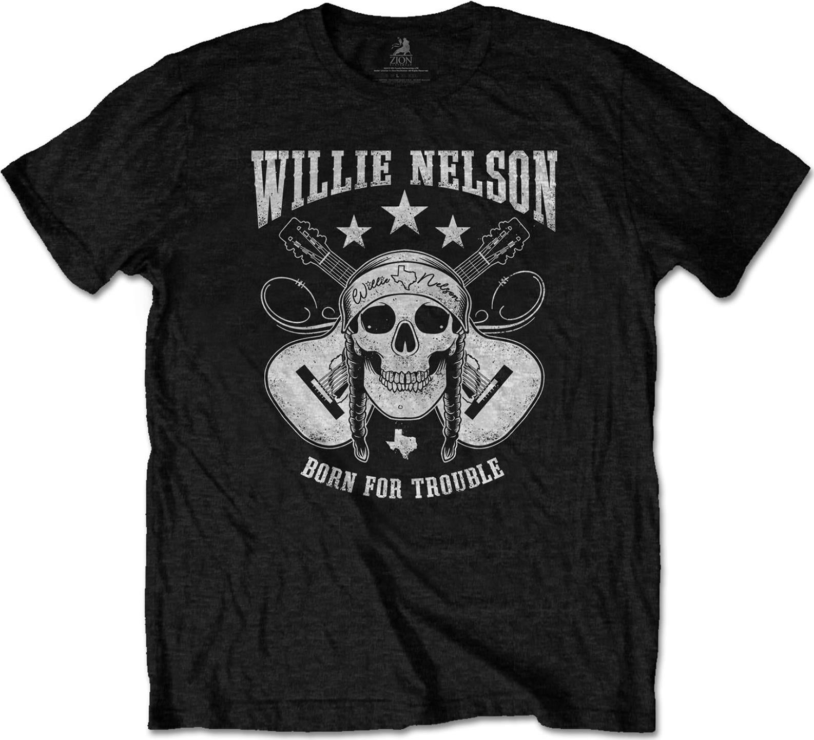 Willie Nelson: Skull (T-Shirt Unisex Tg. M)
