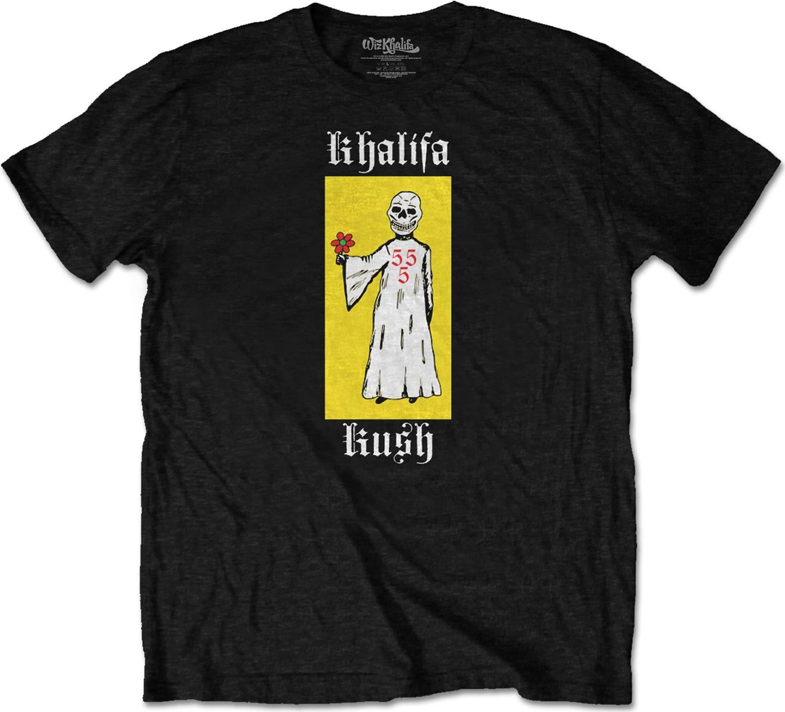 Wiz Khalifa: Rock Off - Reaper Flowers (T-Shirt Unisex Tg. M)